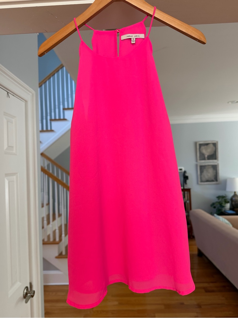 Naked Zebra Hot Pink camisole size S